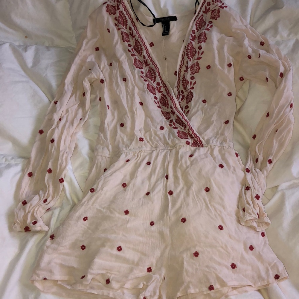 Forever 21 long sleeve romper